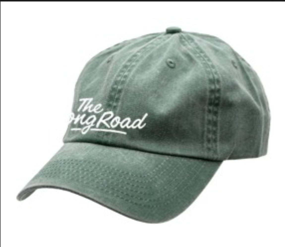 Dark green with white embroidery cap