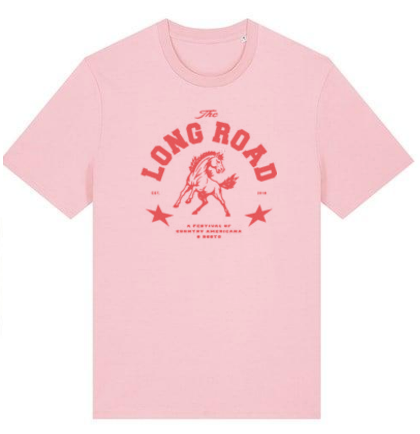 Mustang Logo T-shirt -  Pink