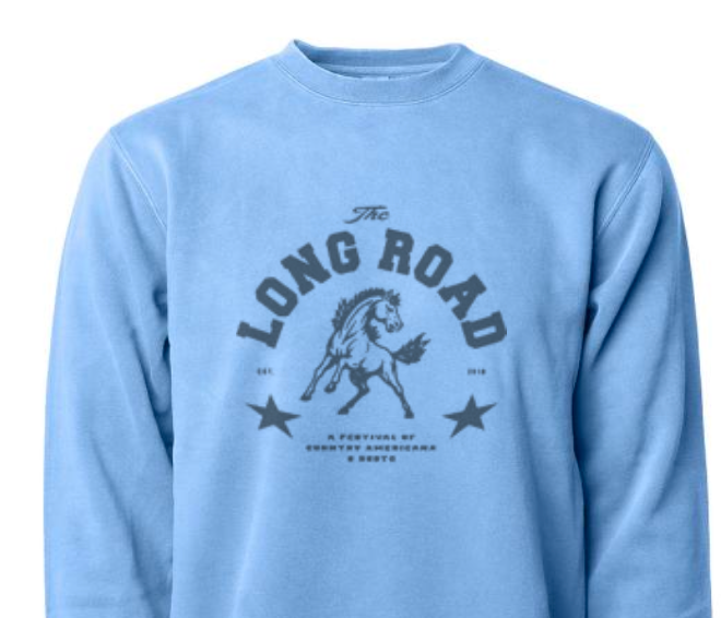Mustang Sweatshirt - Sky Blue
