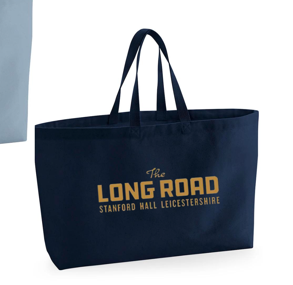 Weekend Bag - Black with Gold Text